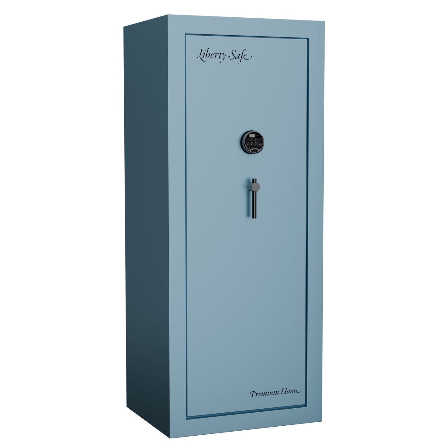 Premium Home Series | Level 7 Security | 2 Hour Fire Protection | 17 | Dimensions: 60.25"(H) x 24.5"(W) x 19"(D) | Azure Sky Gloss Limited Edition Safe Colors - Closed Door