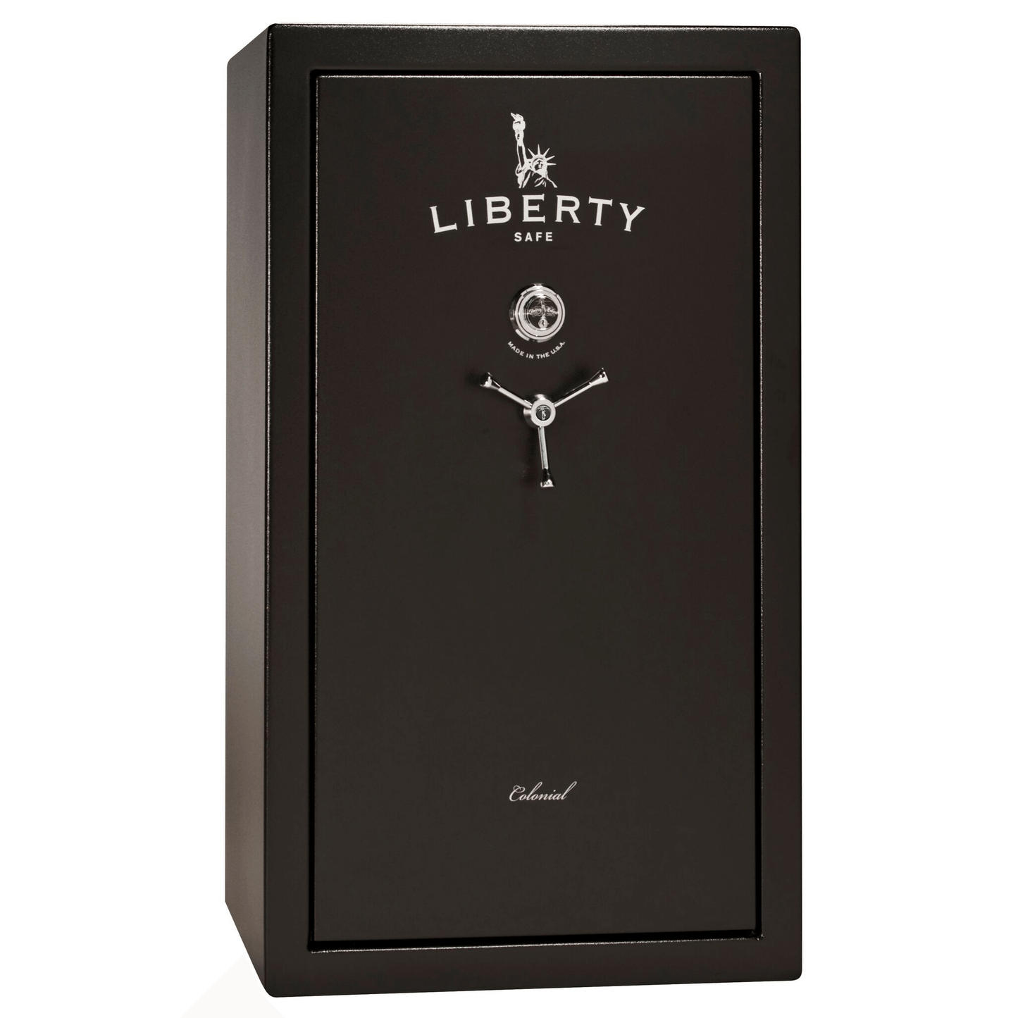 Colonial Series | Level 4 Security | 75 Minute Fire Protection | 30 | DIMENSIONS: 60.5"(H) X 36"(W) X 22"(D*) | Black Textured | Mechanical Lock