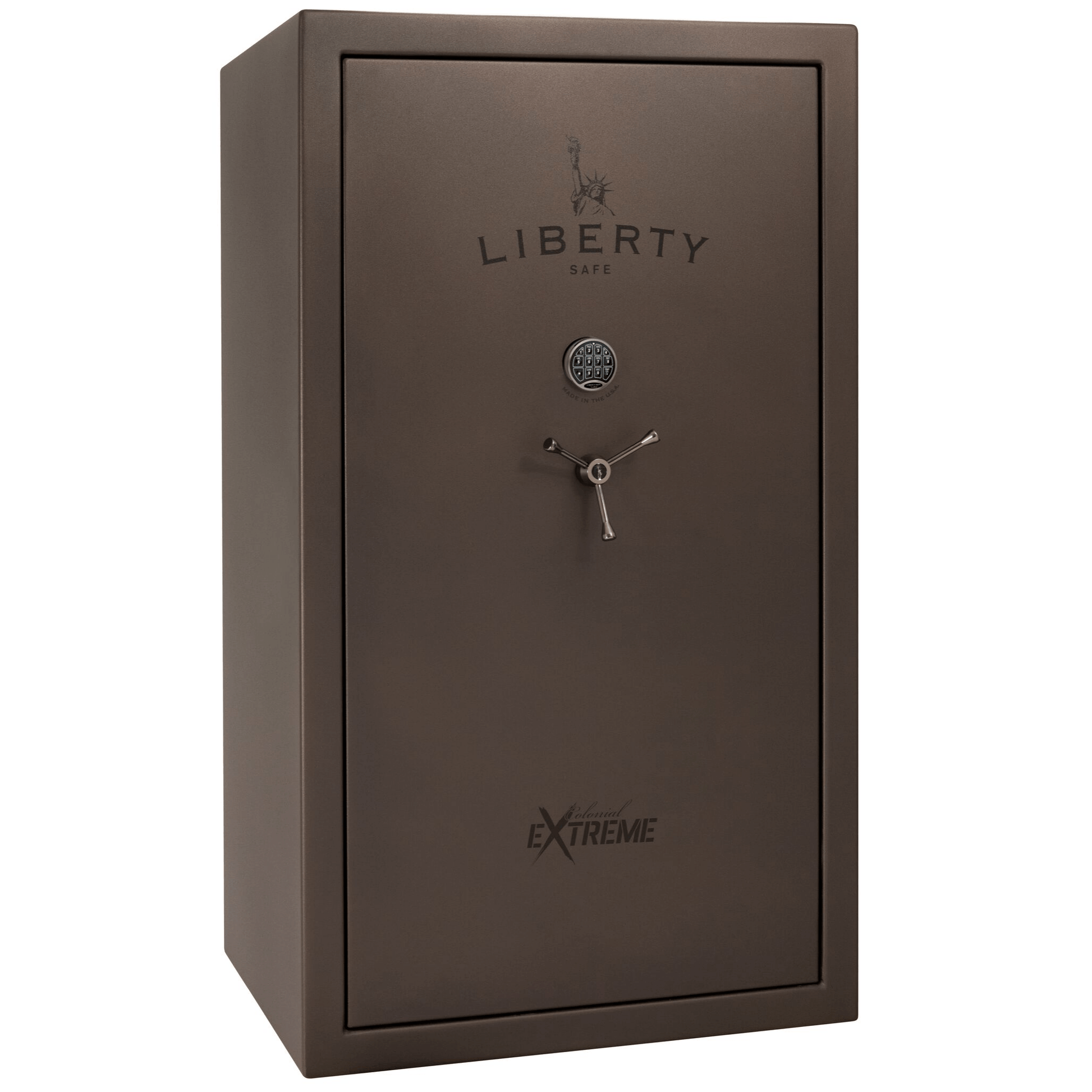 Colonial Series | Level 4 Security | 75 Minute Fire Protection | 50XT | DIMENSIONS: 72.5"(H) X 42"(W) X 27.5"(D*) | Bronze Textured | Electronic Lock