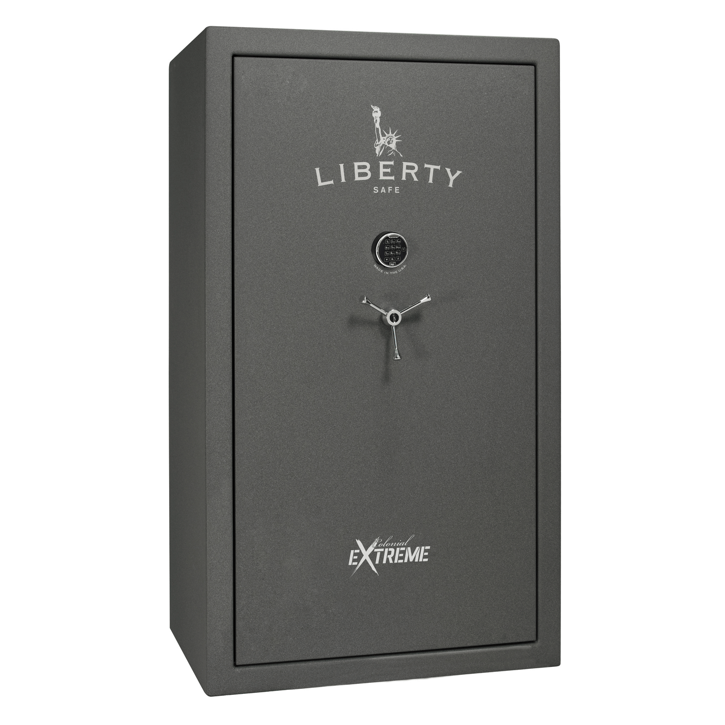 Colonial Series | Level 4 Security | 75 Minute Fire Protection | 50XT | DIMENSIONS: 72.5"(H) X 42"(W) X 27.5"(D*) | Granite Textured | Electronic Lock