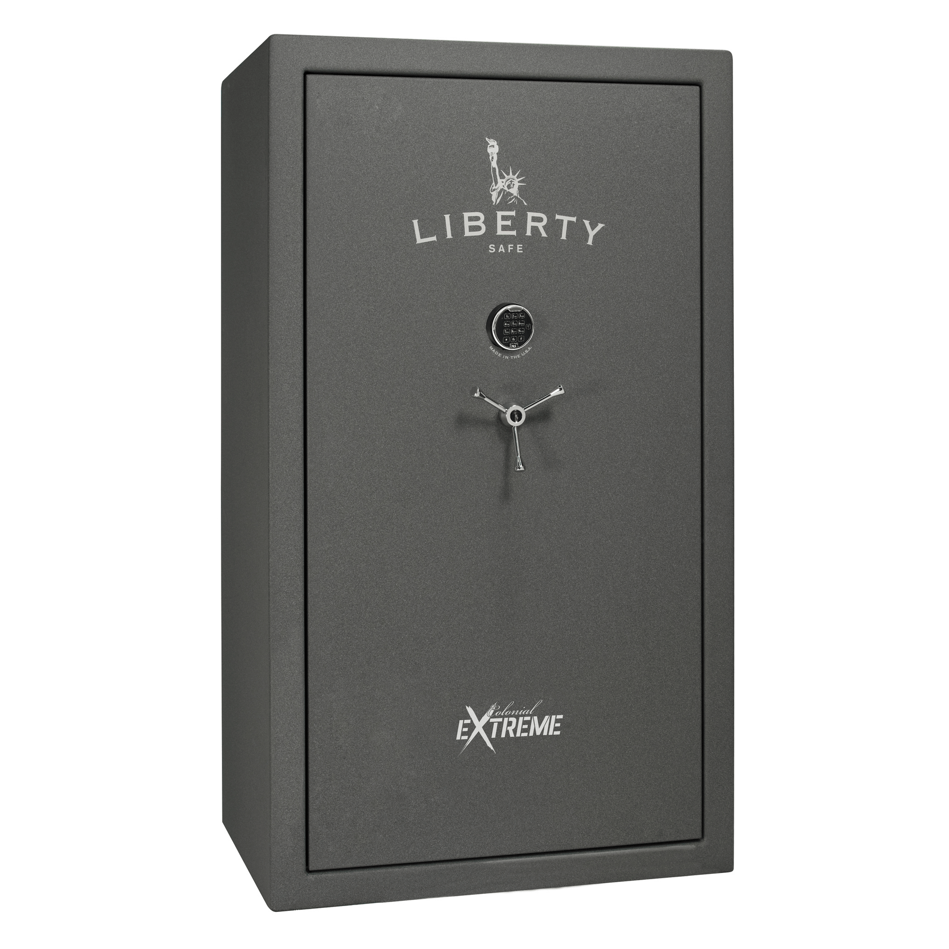 Colonial Series | Level 4 Security | 75 Minute Fire Protection | 50XT | DIMENSIONS: 72.5"(H) X 42"(W) X 27.5"(D*) | Granite Textured | Electronic Lock