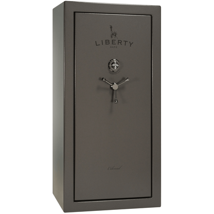 Colonial Series | Level 4 Security | 75 Minute Fire Protection | 23 | DIMENSIONS: 60.5"(H) X 30"(W) X 22"(D*) | Gray Marble  | Mechanical Lock