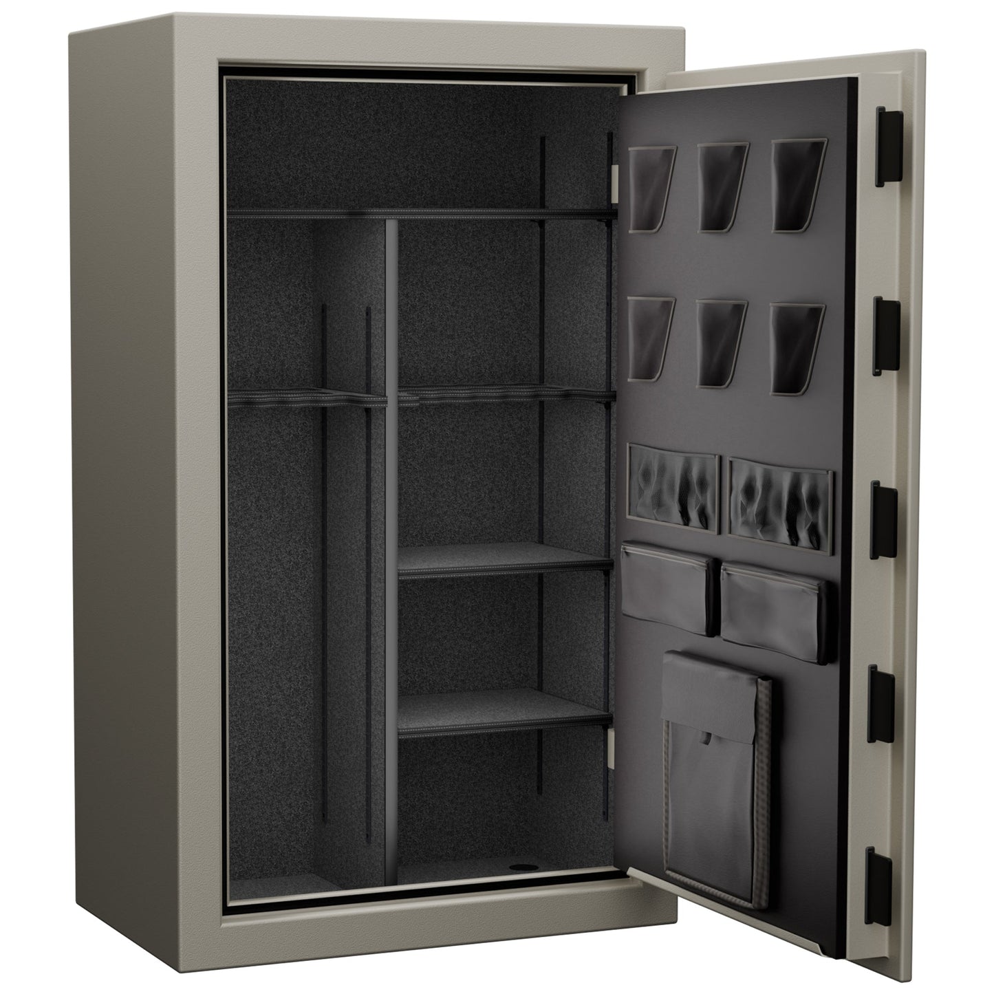 USA Series | Level 3 Security | 60 Minute Fire Rating | 36 | Dimensions: 60.5"(H) x 36"(W) x 22"(D) | Canvas Beige Textured Limited Edition Safe Colors | Electronic Lock - Open Door